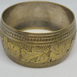 Vintage Wide bangle bracelet
